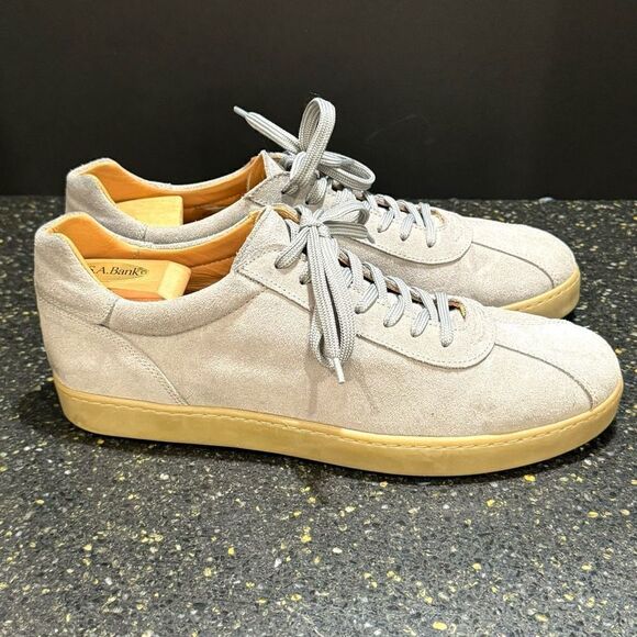 Mugnaio (Portugal) Gray Suede Retro Sneakers. Size 44/US 10.5. - Picture 6 of 12